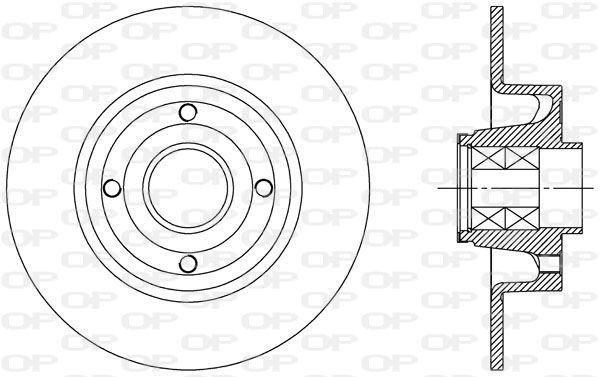 OPEN PARTS Bremžu diski BDA2165.30